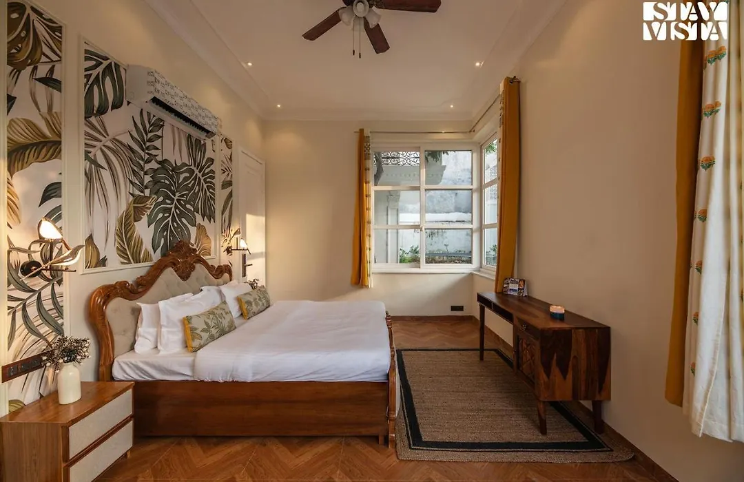 Stayvista's Indraj Manor: Roman-Inspired Villa with Garden & Fireplace-1
